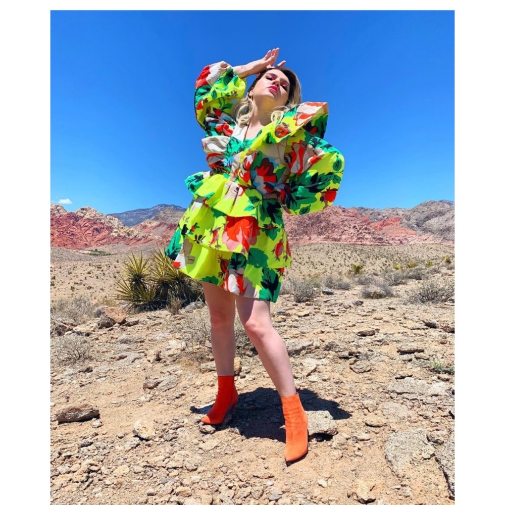 Christopher Rogers x Target Floral Ruffle …